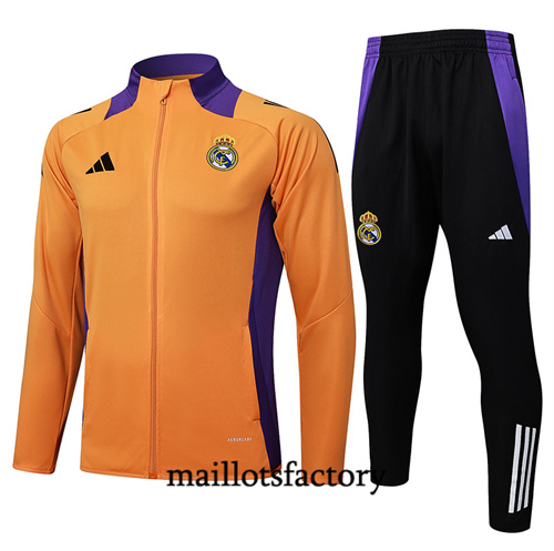 Site Veste Survetement Real Madrid 2024/25 jaune