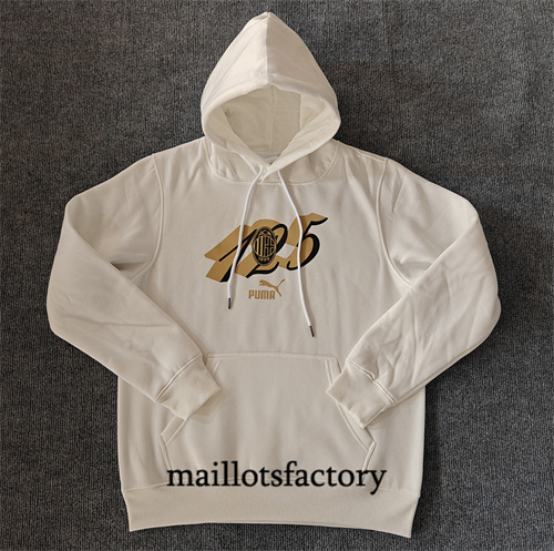 Site Veste Sweat A Capuche AC Milan anniversaire 2024/25 Blanc