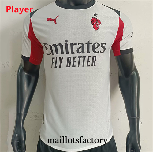 Maillot du AC Milan Player 2025/26 Exterieur