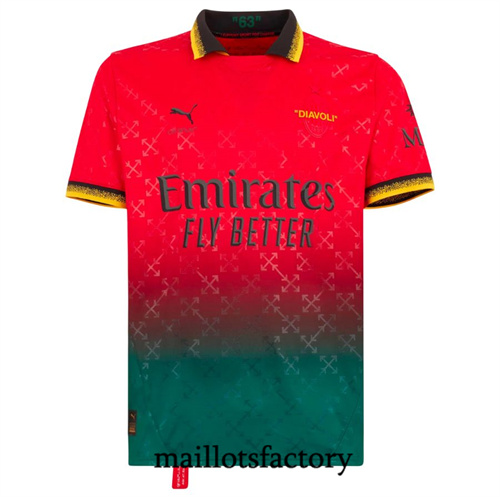 Maillot du AC Milan 2024/25 Fourth Off Blanc/Rouge