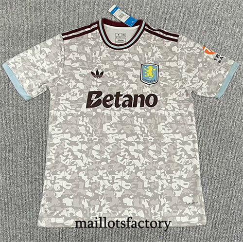 Maillot du Aston Villa 2025/26 Gris