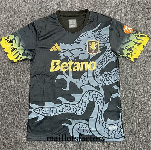 Maillot du Aston Villa 2025/26 Training Noir