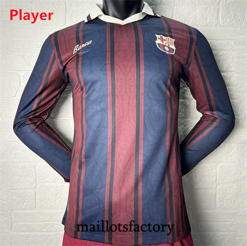 Maillot du Barcelone Player 2025/26 120e anniversaire Manche Longue