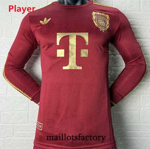 Maillot du Bayern Munich Player 2025/26 125e ​​anniversaire Manche Longue