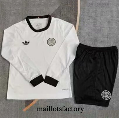 Maillot du Allemagne Enfant 2025/26 120e anniversaire Manche Longue Blanc