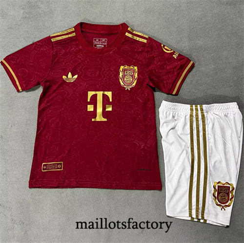 Maillot du Bayern Munich Enfant 2025/26 Rouge