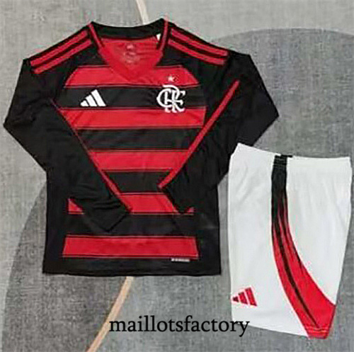 Maillot du Flamengo Enfant 2025/26 Domicile Manche Longue