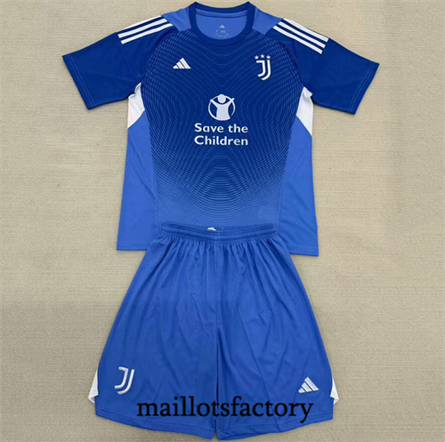 Maillot du Juventus Enfant 2025/26 Gardien De But Bleu