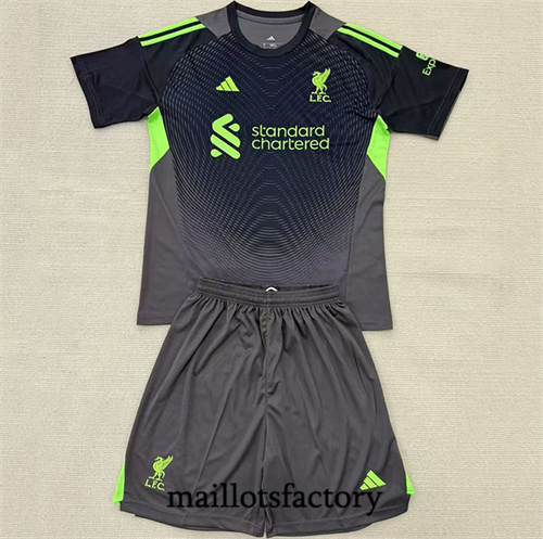 Maillot du Liverpool Enfant 2025/26 Gardien De But Noir