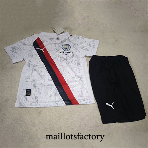 Maillot du Manchester City Enfant 2025/26 Blanc
