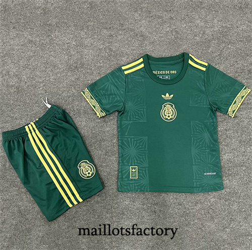 Maillot du Mexique Enfant 2025/26 Gold Cup Vert