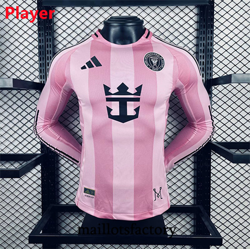 Maillot du Inter Miami Player 2025/26 Domicile Manche Longue