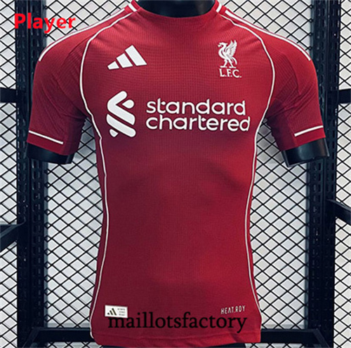 Maillot du Liverpool Player 2025/26 Domicile