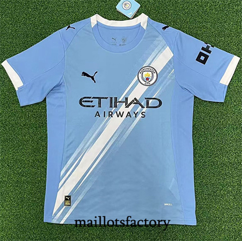 Maillot du Manchester City 2025/26 Domicile Bleu