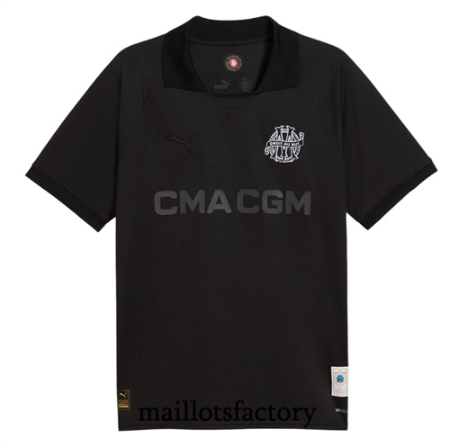 Maillot du Marseille 2024/25 125 ans Anniversaire Noir