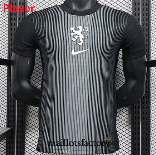 Maillot du Pays-Bas Player 2024/25 Gardien de but Noir