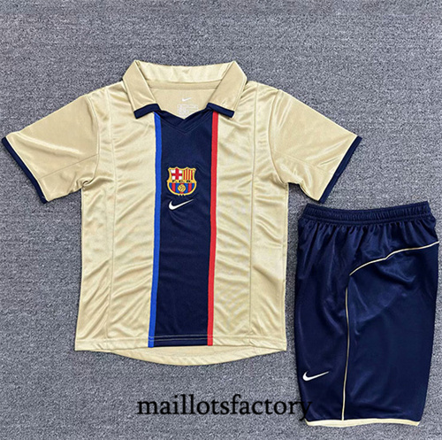 Maillot du Retro Barcelone Enfant 2001-02 Exterieur