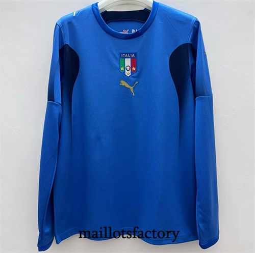 Maillot du Retro Italie 2006 Domicile Manche Longue