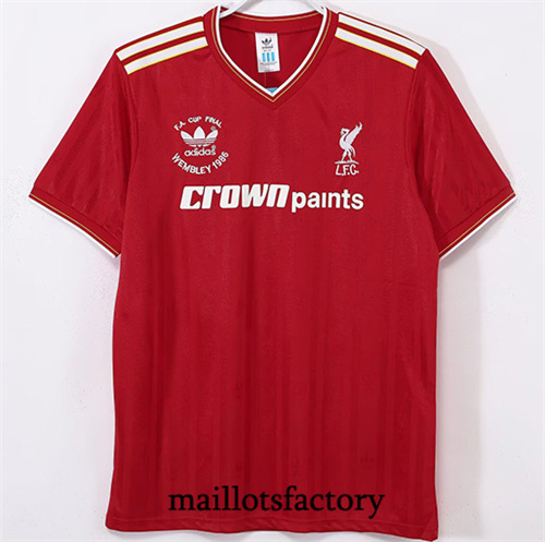 Maillot du Retro Liverpool 1986-87 Domicile