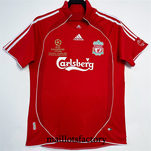 Maillot du Retro Liverpool 2006-08 Domicile Champions League
