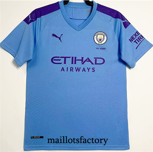 Maillot du Retro Manchester City 2019-20 Domicile
