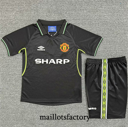 Maillot du Retro Manchester United Enfant 1998-99 Exterieur