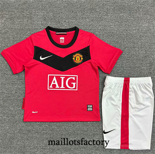 Maillot du Retro Manchester United Enfant 2010 Domicile