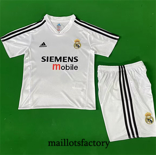 Maillot du Retro Real Madrid Enfant 2004-05 Domicile
