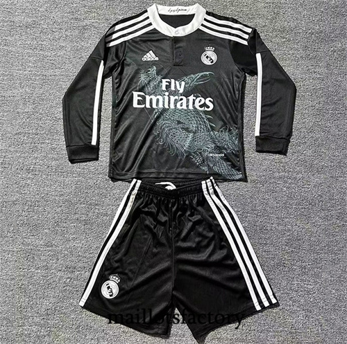Maillot du Retro Real Madrid Enfant 2014-15 Third Manche Longue
