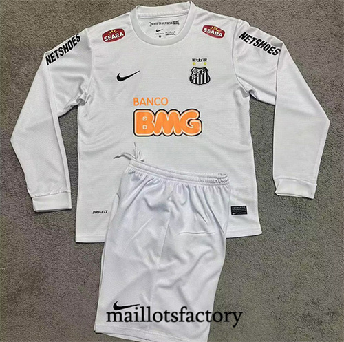 Maillot du Retro Santos Enfant 2012-13 Domicile Manche Longue